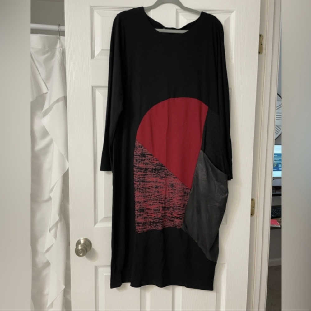 Black and Red Alembika Dress